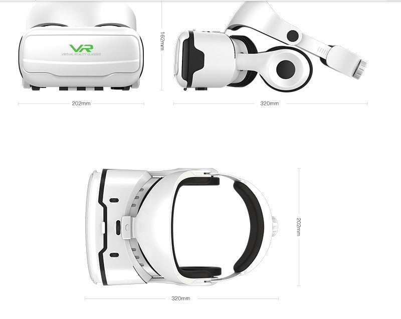 Kopf-montiert einstellbar VR Brille Mit Headset