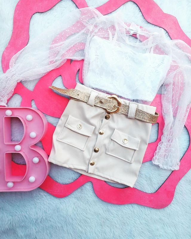Dreiteilige Babykleidung für Mädchen