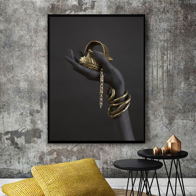 African Woman Deco Gemälde