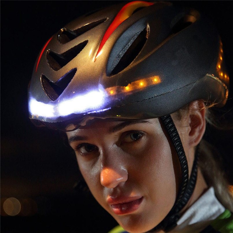 LED-Fahrradhelm