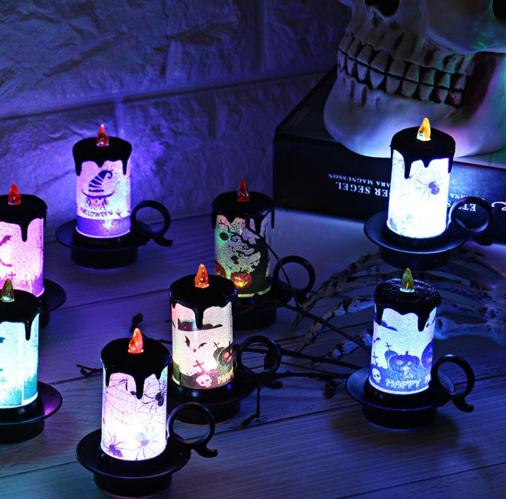 Halloween Dekoration - LED Elektronische Kerze Licht