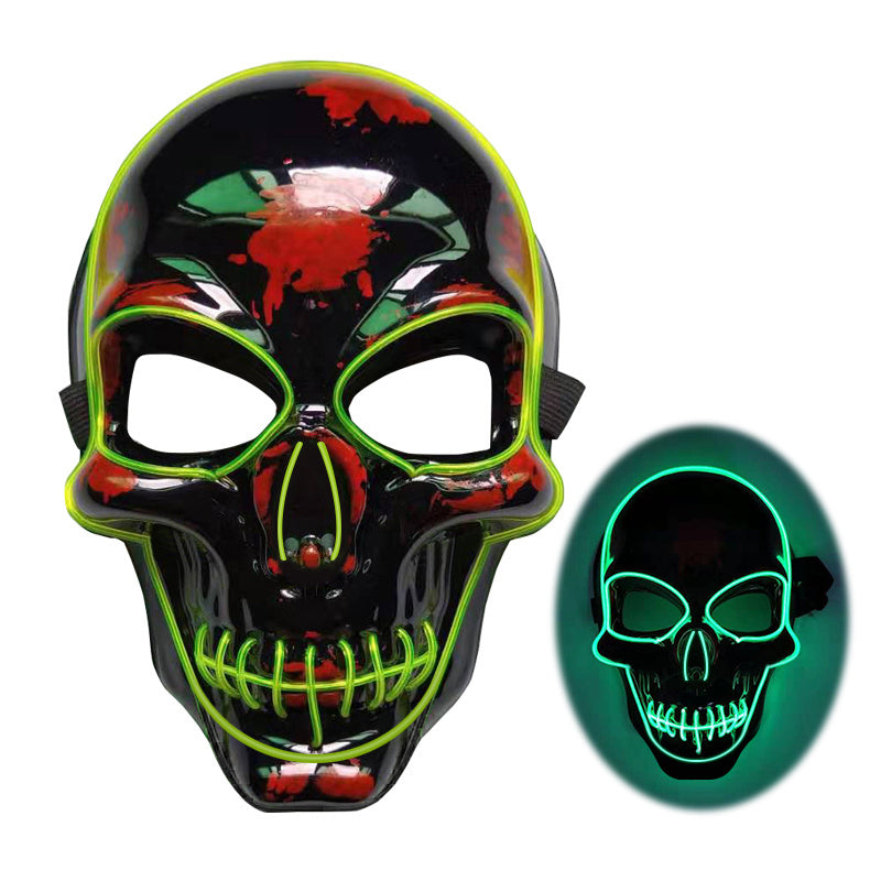 Halloween Skelettmaske LED