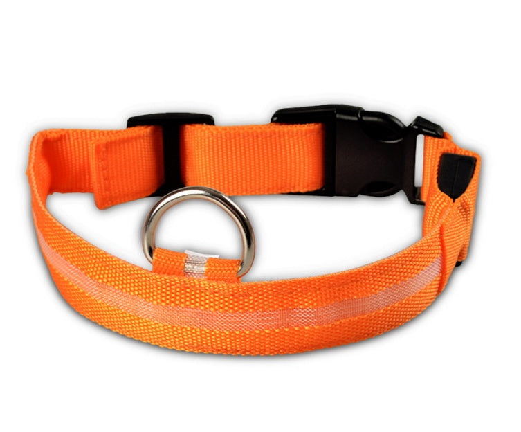 Nylon LED Leuchthalsband für Hunde und Katzen