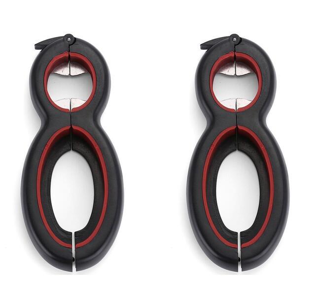 Multifunktionaler Easy Opener Sechs-in-Eins-Flaschenöffner