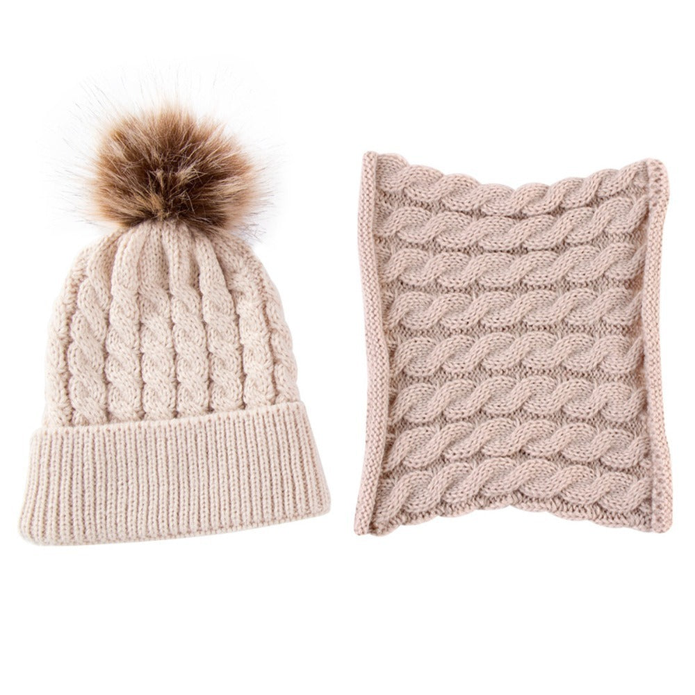 Baby Wintermütze + Schal Set