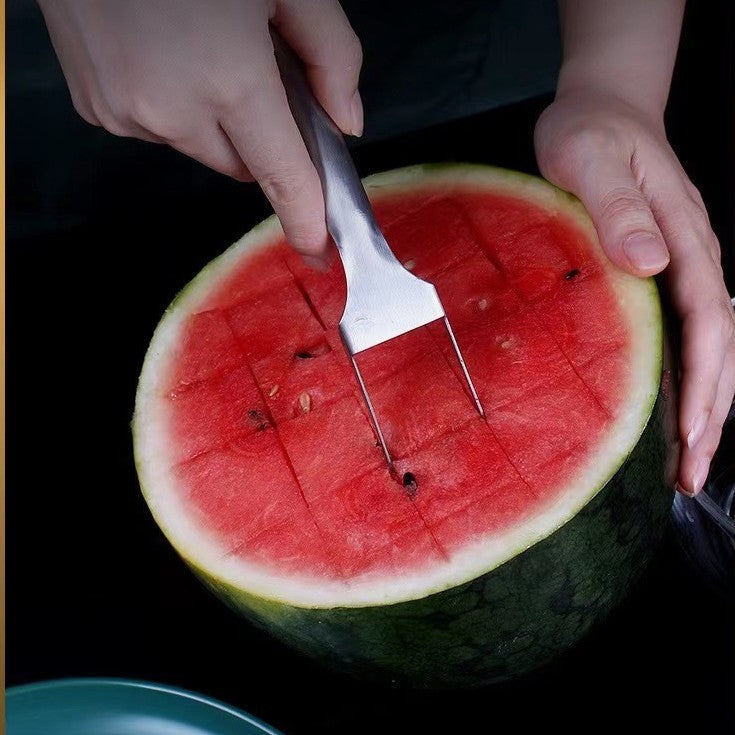 2-in-1-Wassermelonen-Gabelschneider
