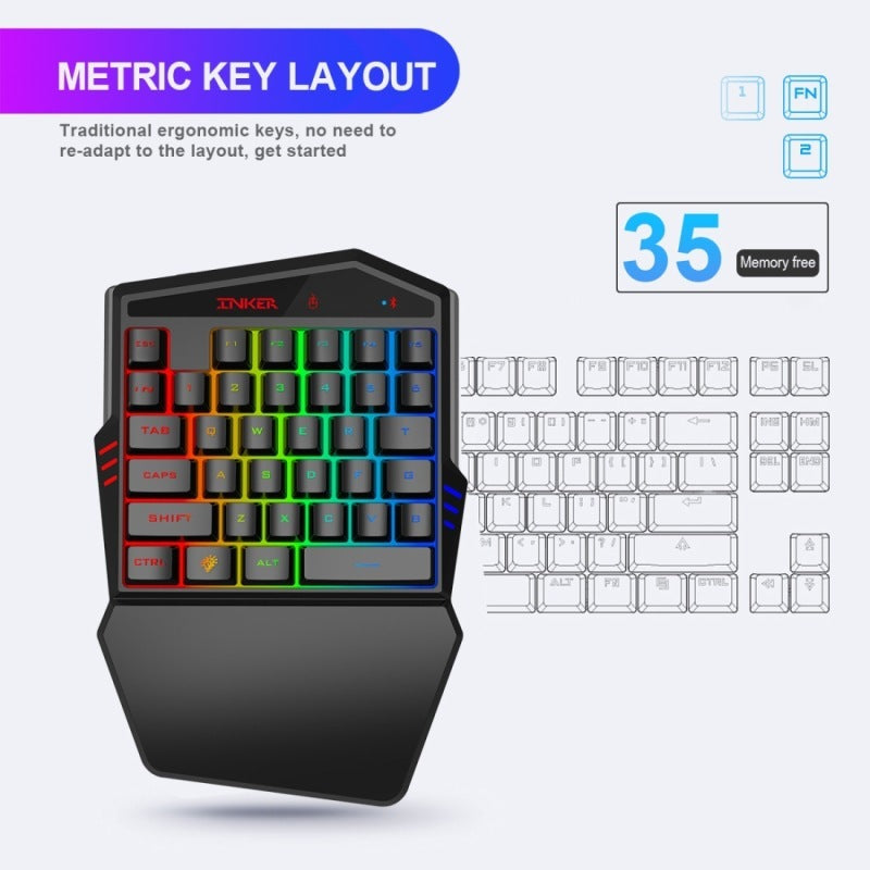 Gaming-Tastatur und Maus Set
