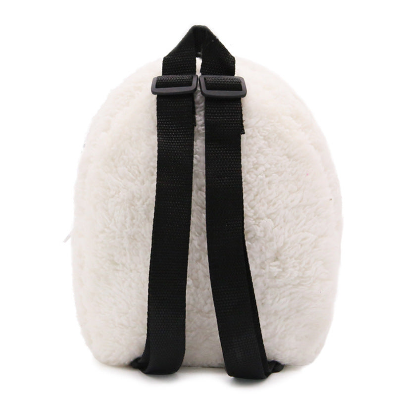 Flauschige Panda Schultasche für Kinder