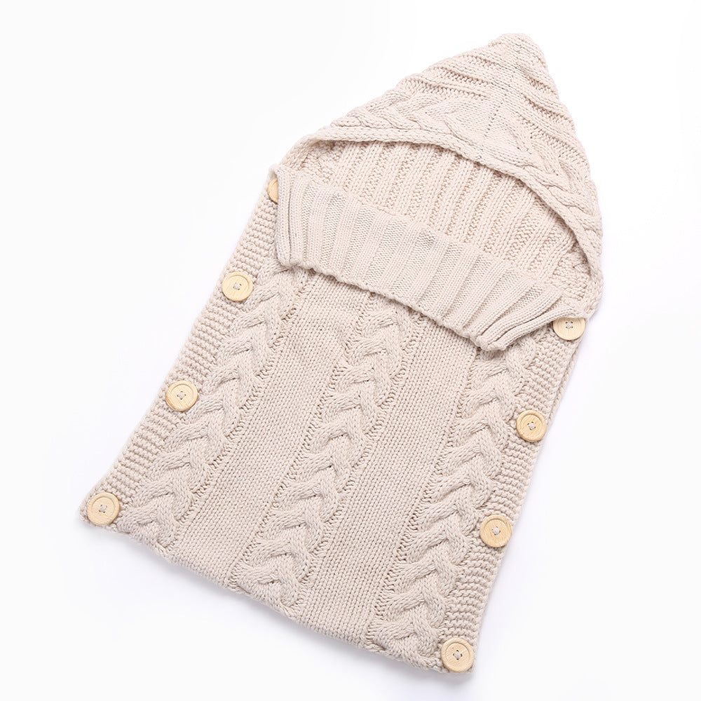 Gestrickter Babyschlafsack