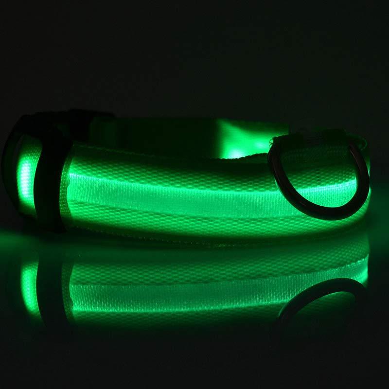 Nylon LED Leuchthalsband für Hunde und Katzen