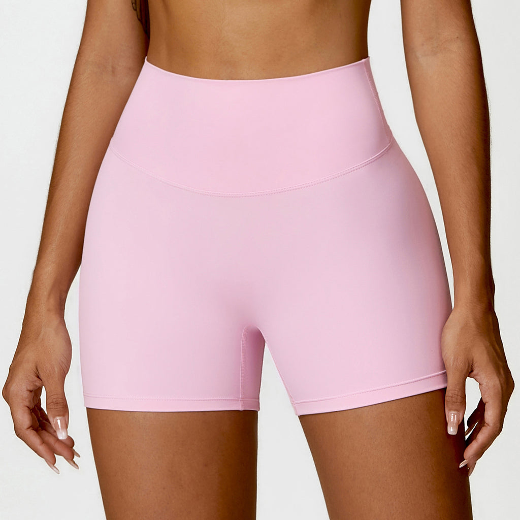 Damen High Waist Yoga - Fitness Shorts