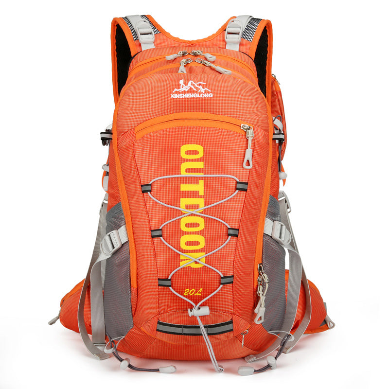 Rucksack zum Radfahren, Wandern, Bergsteigen und Langlaufen, Sport-Laufrucksack, leicht und atmungsaktiv