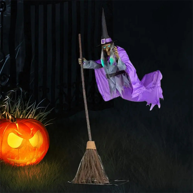 Halloween fliegende Hexe Dekoration