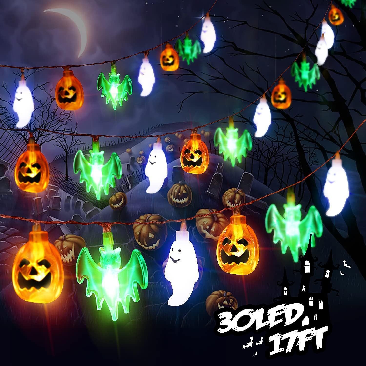 LED Halloween Dekoration Laterne