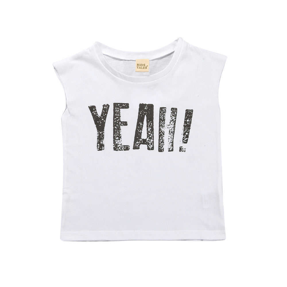 Ärmelloses Kinder-T-Shirt