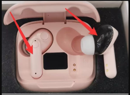 Transparente Bluetooth-Kopfhörer