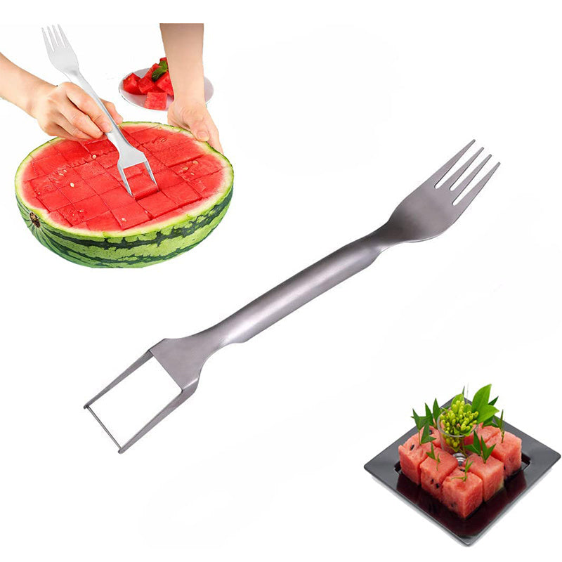 2-in-1-Wassermelonen-Gabelschneider