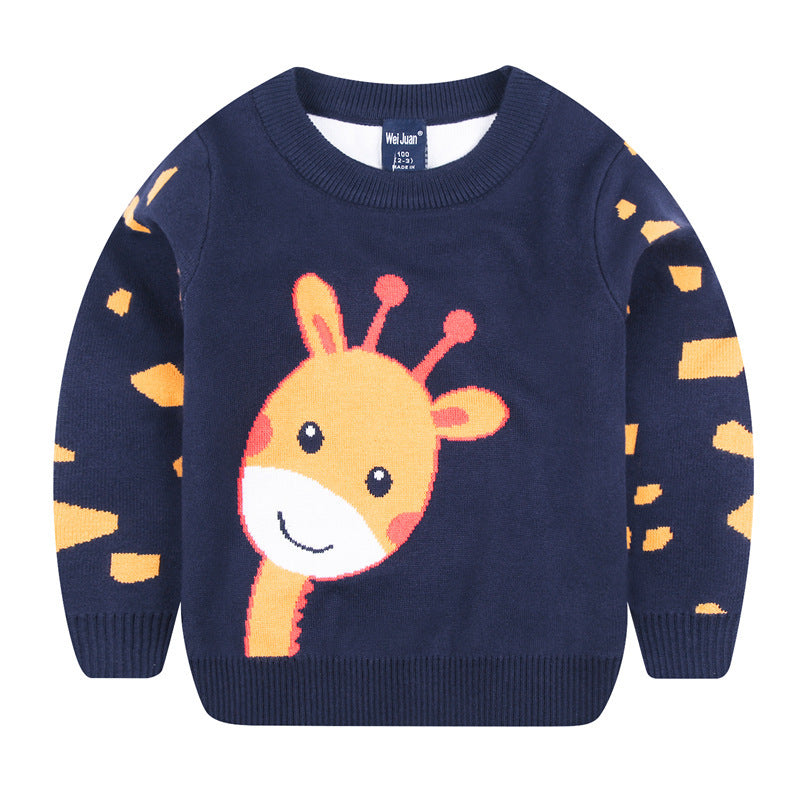 Cartoon-Pullover für Kinder