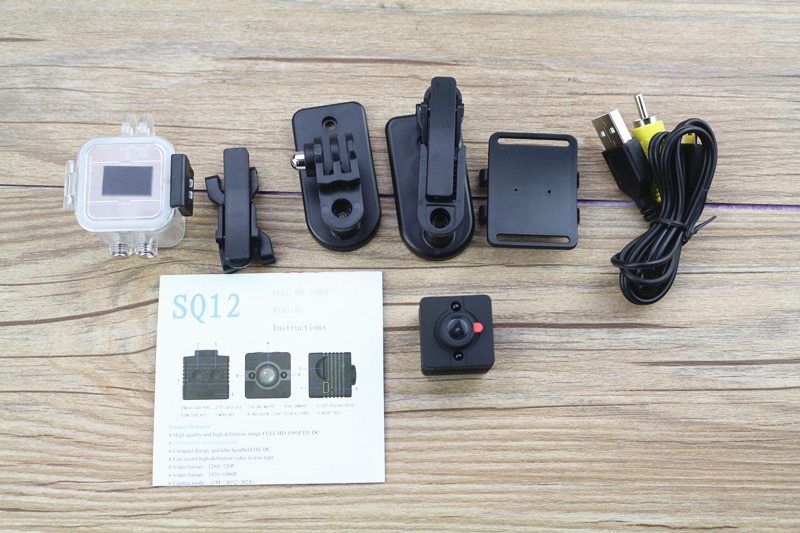 SQ12 Wasserdichte Mini Kamera HD 1080P