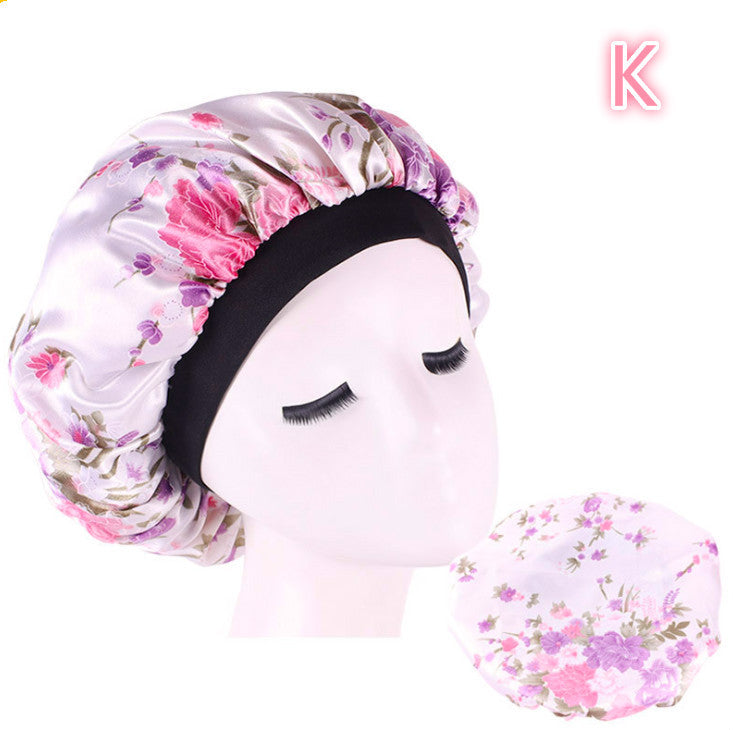 Seide Bonnet Schlaf Nachtmütze
