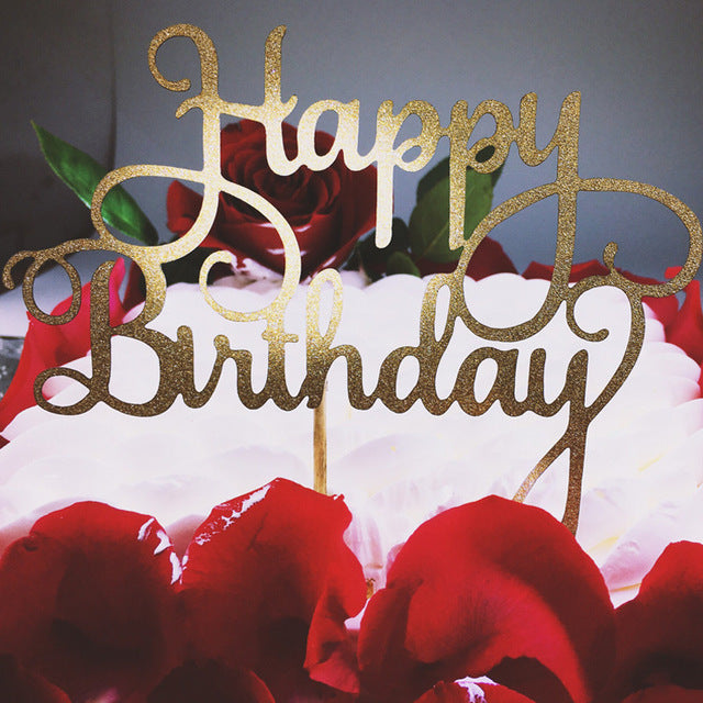 Happy Birthday Tortenflagge