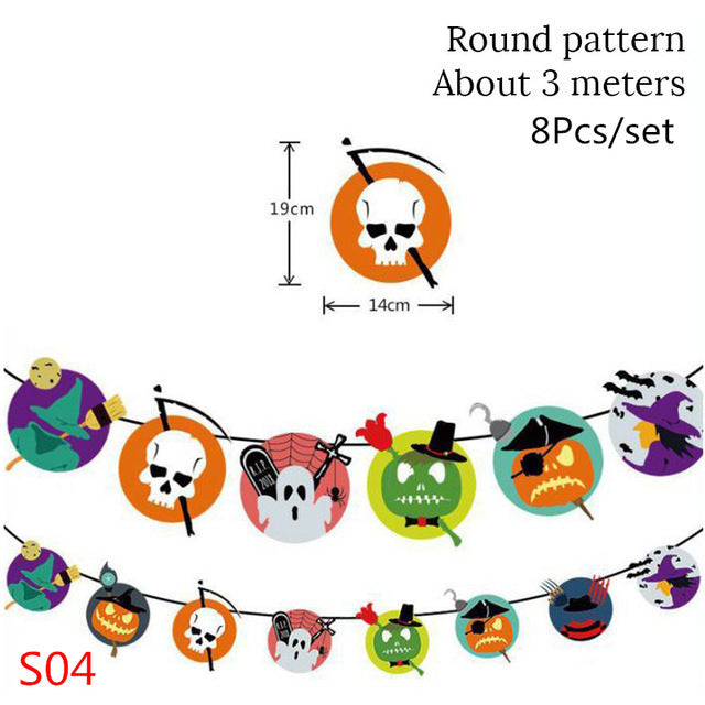 Halloween-Wimpelkette