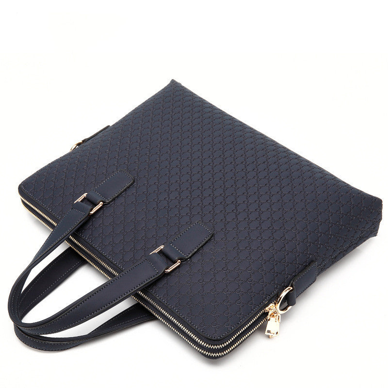 Herren Leder Business 14 Zoll Handtasche - Computer Tasche