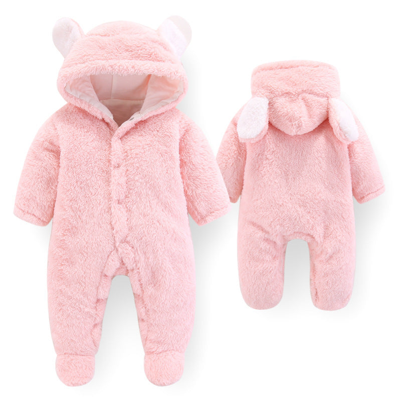 Flauschiges Baby Overall
