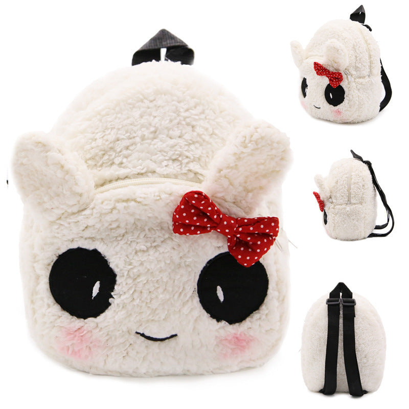Flauschige Panda Schultasche für Kinder