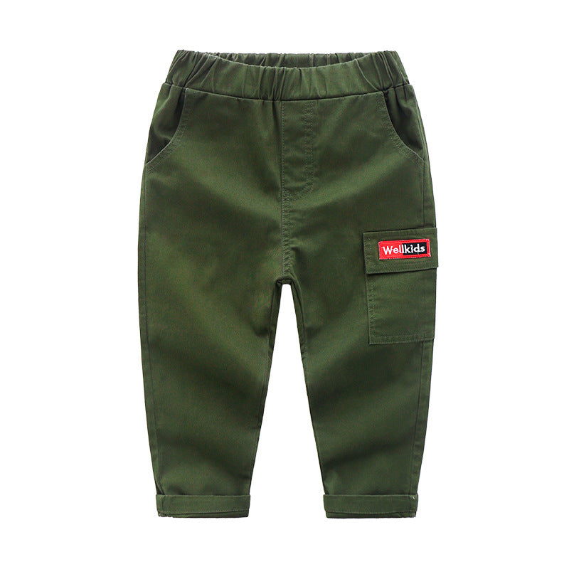 Slim fit Freizeithose aus Baumwolle für Kinder