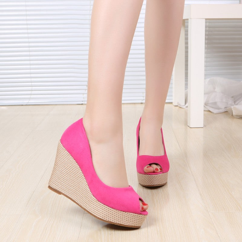 Damenschuhe mit dicke Sohle