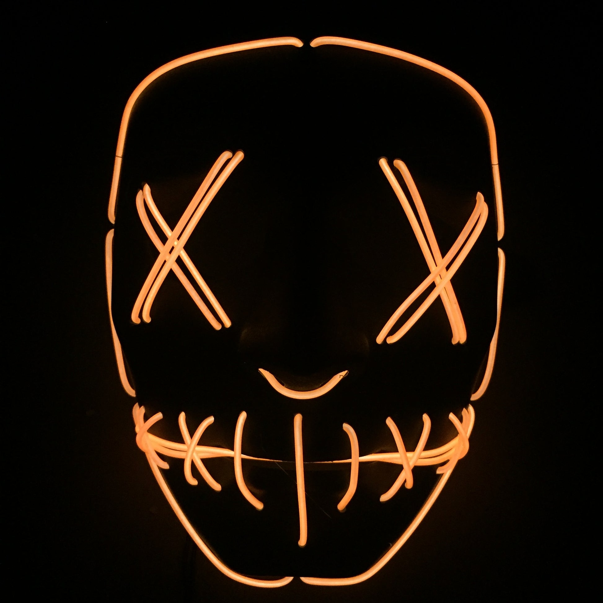 Halloween LED leuchtende Vollgesichtsmaske