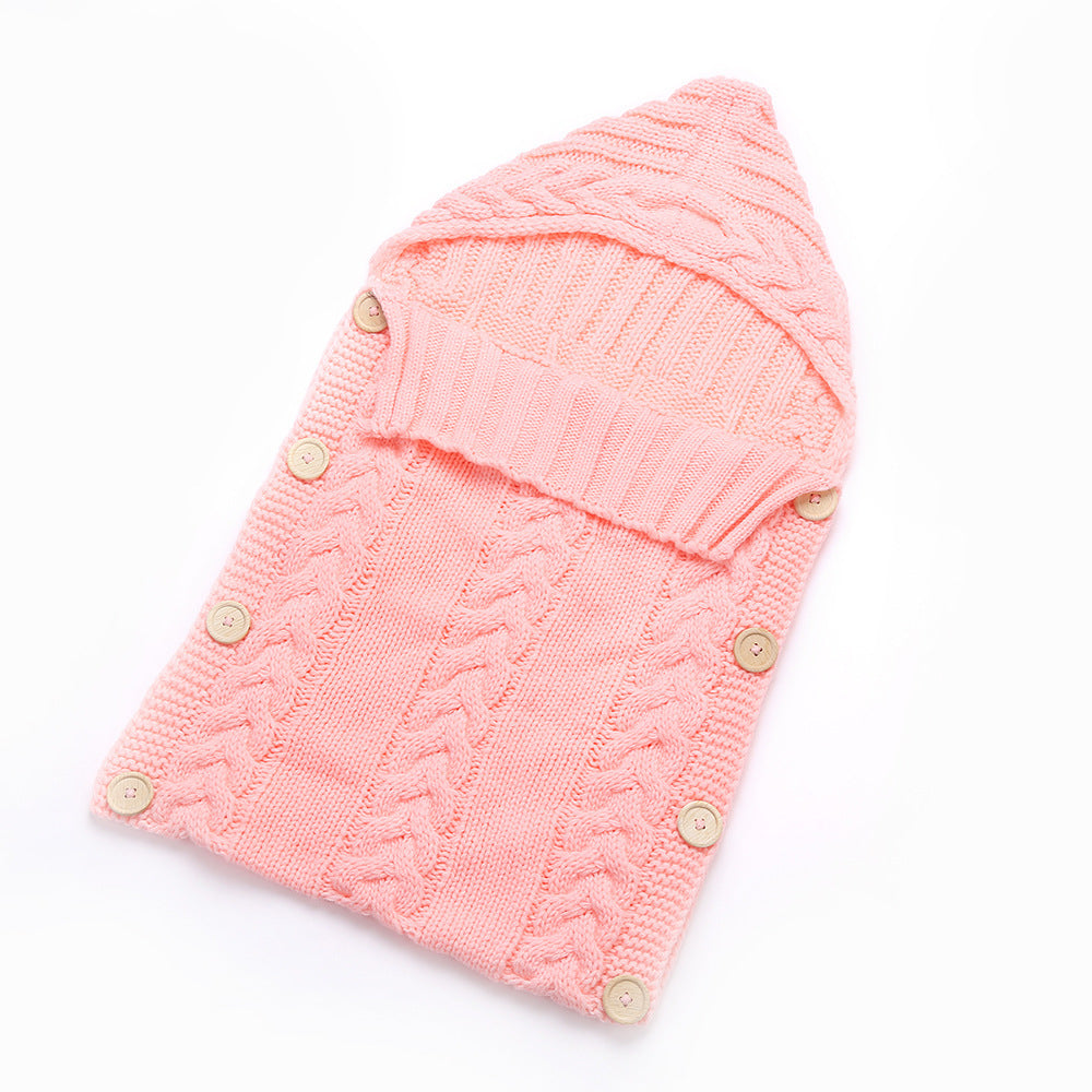 Gestrickter Babyschlafsack