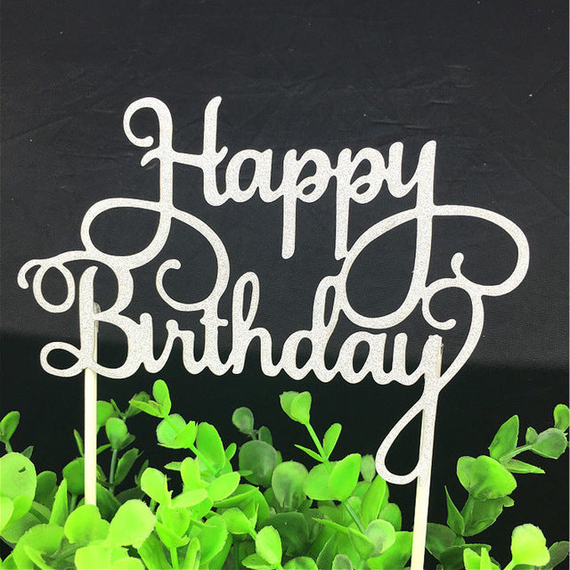 Happy Birthday Tortenflagge