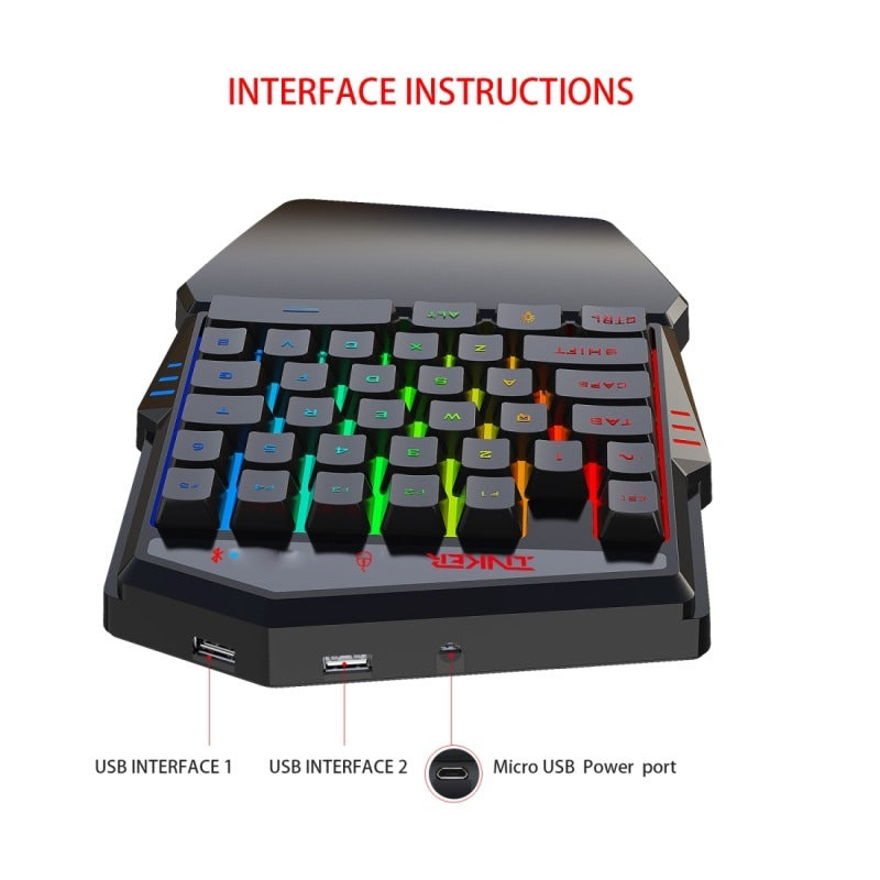 Gaming-Tastatur und Maus Set