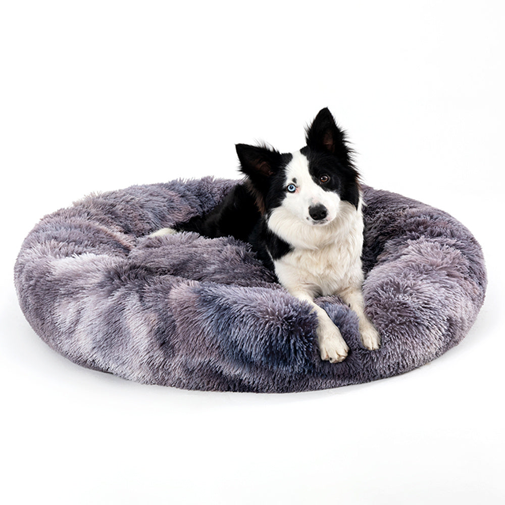 Flauschiges Donut-Hundebett