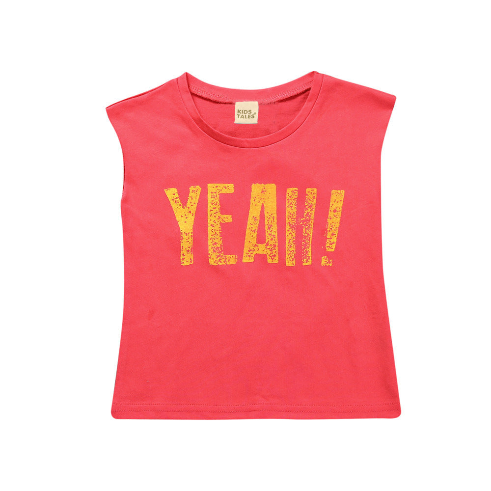 Ärmelloses Kinder-T-Shirt