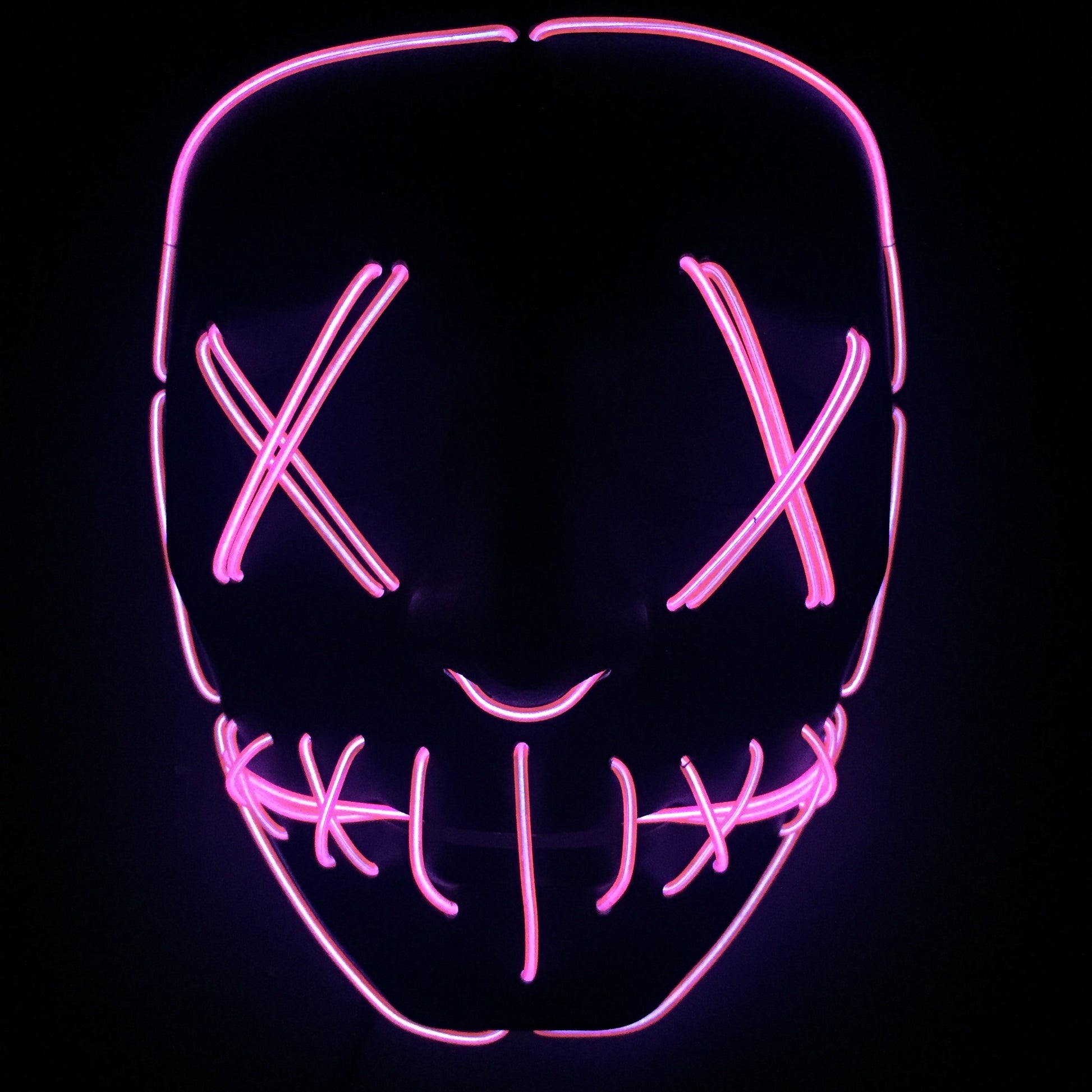 Halloween LED leuchtende Vollgesichtsmaske