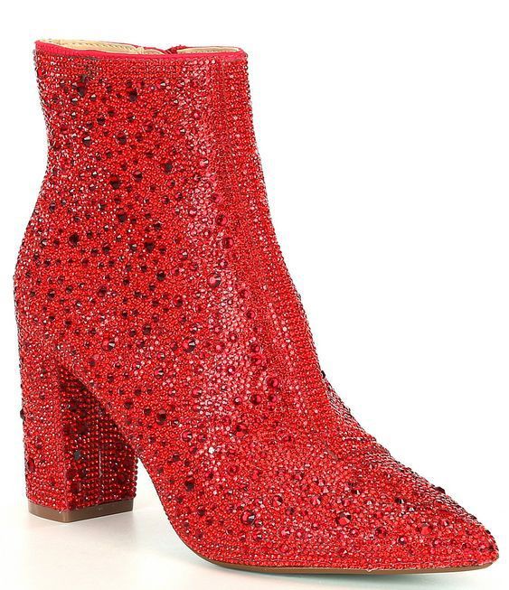 Modische Stiefeletten mit Strass