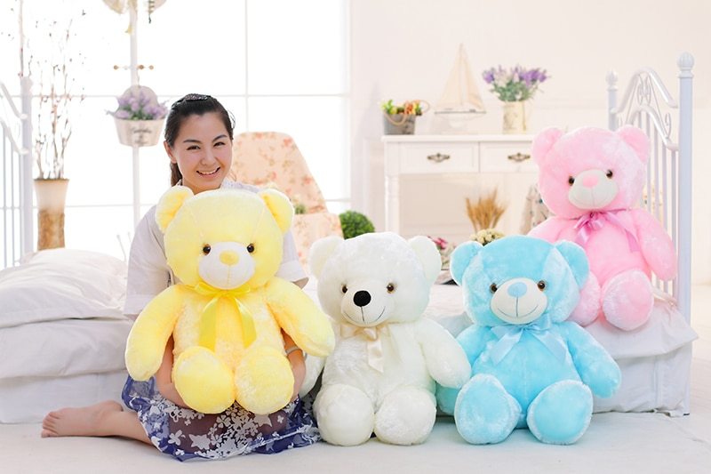 Kreativer leuchtender LED-Teddybär