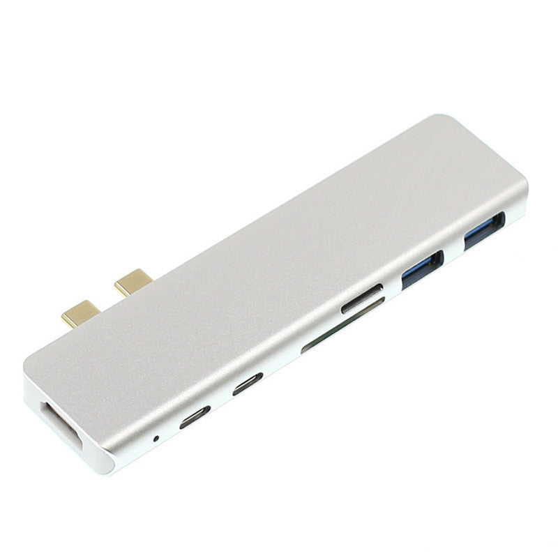 Typ-c Dual C 4k ist Geeignet Für Laptop 7-in-1 HDMI Konverter