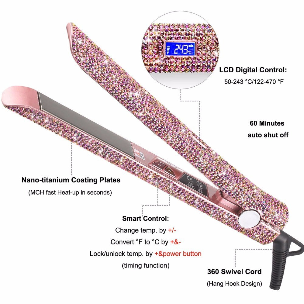 Professionelles Glitzer-Haarglätteisen
