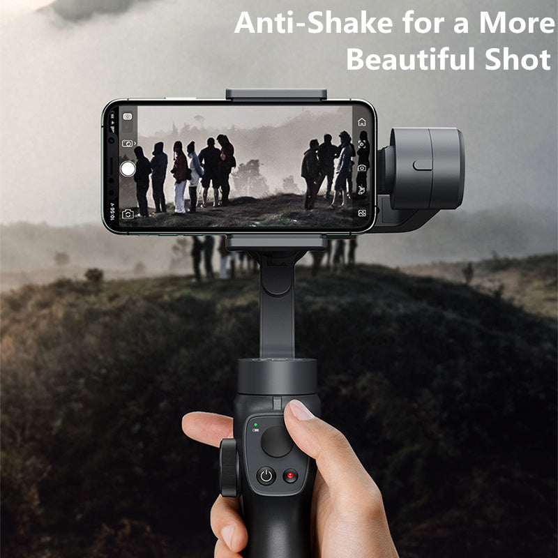 3-Achsen-Gimbal Handheld-Stabilisator Handy-Videoaufzeichnung