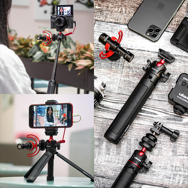 MT-16 Verbesserter erweiterter Stativ-Telefonkamera-Selfie-Stick für Handy und Kamera