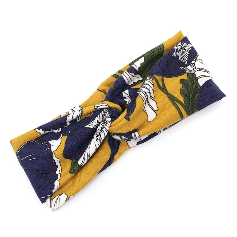 Haarband mit Blumenmuster