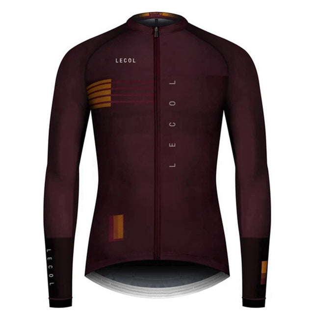 Radtrikot mit langen Ärmeln
