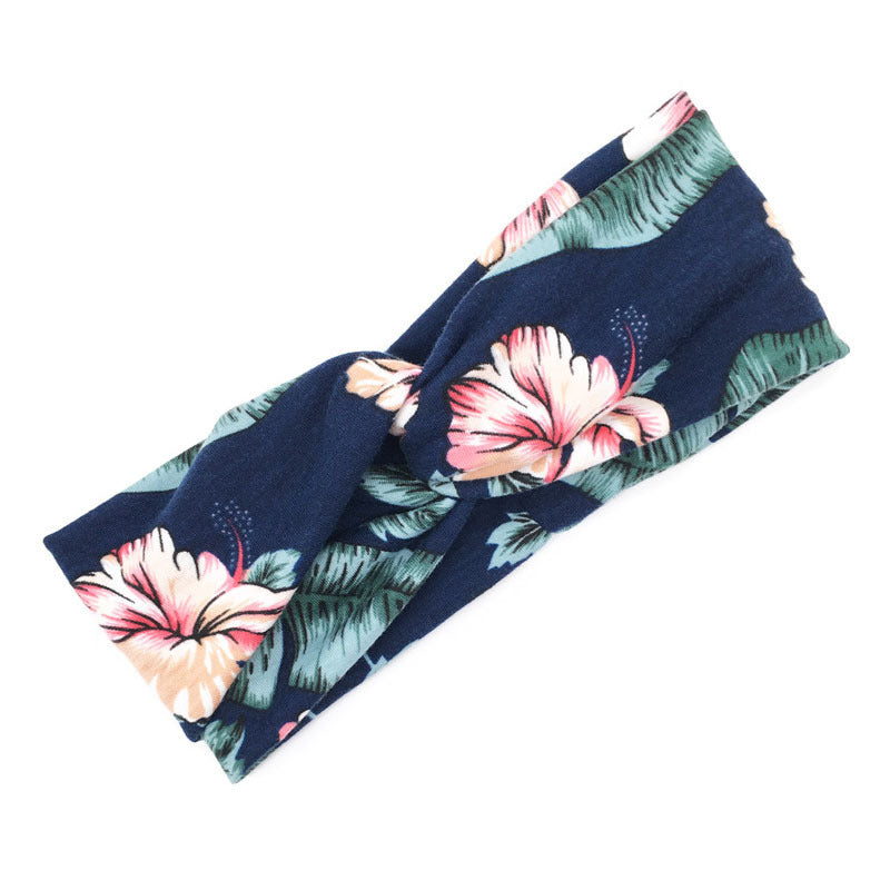 Haarband mit Blumenmuster