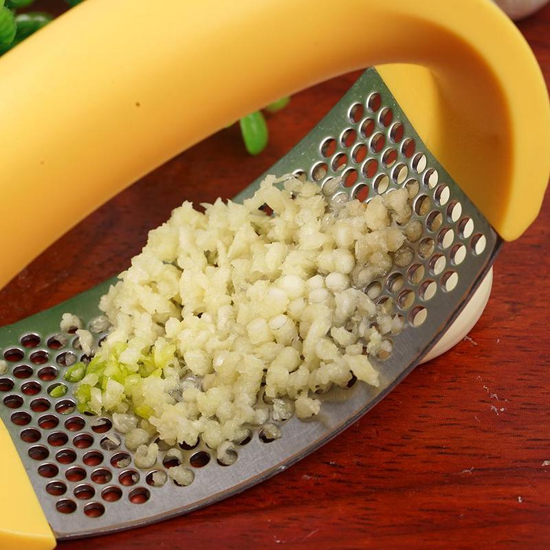 Edelstahl Knoblauch Stampfer
