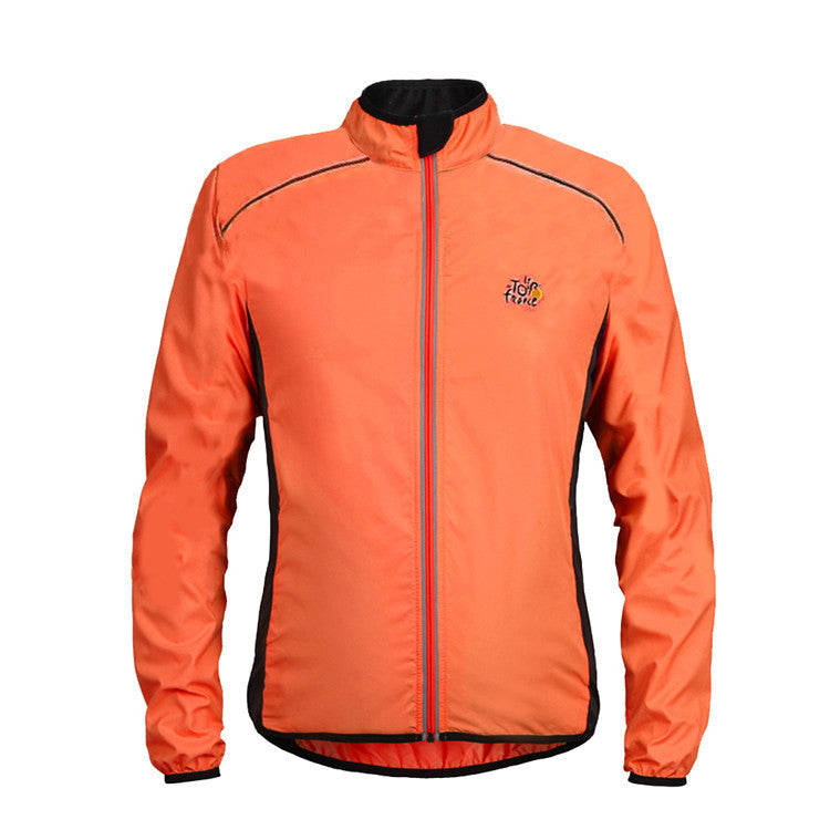 Windjacke für Radfahrer