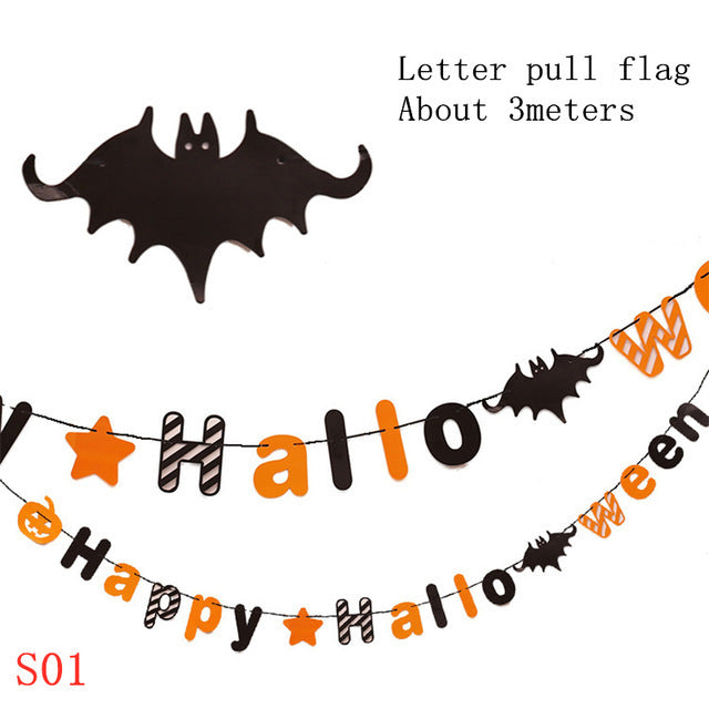 Halloween-Wimpelkette